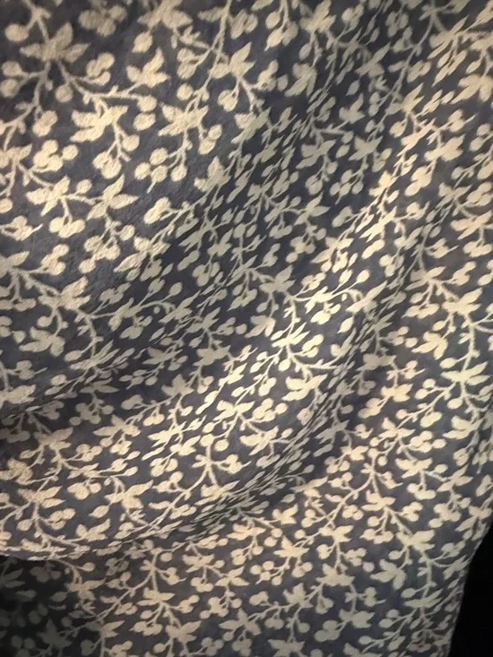 Veronica Beard Blue and White Strapless Ruched Floral Midi Dress - Picture 6 of 12